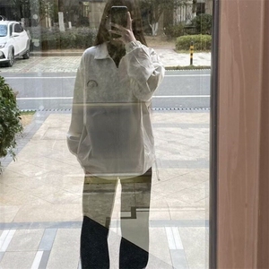 美式复古廓形短款立领加厚飞行员棒球服外套夹克春秋情侣款图片