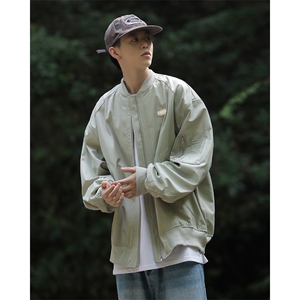 Wt852-P62日系复古防水夹克棒球服图片