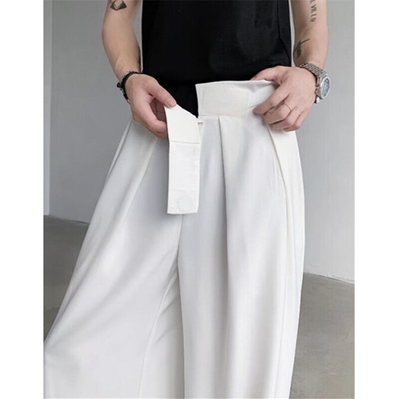 足码魔术贴西裤长裤休闲裤阔腿裤百搭k21，男装西裤，星座1116A（原606A-3）