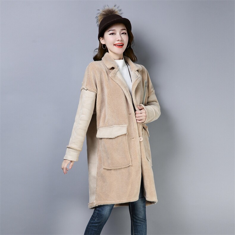毛呢外套2020年秋冬舒适简约个性百搭长袖圆领显瘦修身,女装毛呢外套,小林双子