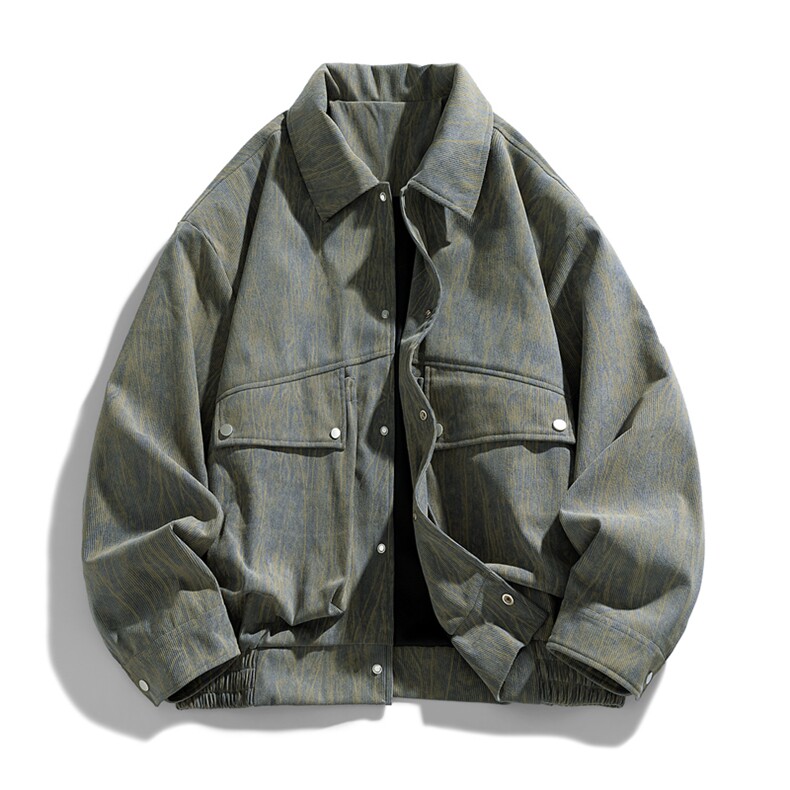 棒球服特批P70美式潮牌复古工装开衫外套男宽松休闲夹克男SY2502,男装夹克,星座610B-1
