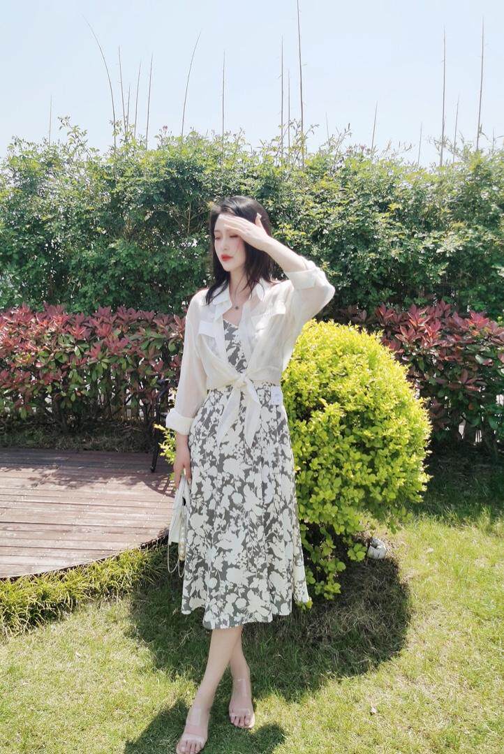 夏季新款连衣裙套装，女装连衣裙，YO\VLF雅洛菲