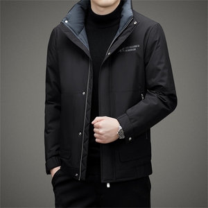BAMJ-8990钱塘2020-2中年男士冬季厚款立领百搭简约羽绒服P225,男装羽绒服,钱塘207-2