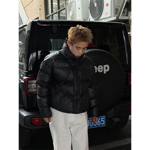 B29/P138控178美式男款棉衣设计感冬季痞帅立领加厚袄子外套男首2图片