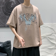 2025夏季原创设计港风oversize宽松休闲T恤B266-DX08-P30，男装T恤，星座B257-1