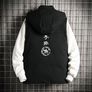 MJ47070-P80 棉马甲男士大码加厚棉背心男坎肩男 网格图片