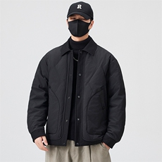 口罩风新标90白鸭绒2025潮流时尚拼接羽绒服男YR6062-P200，男装羽绒服，电商D240-242