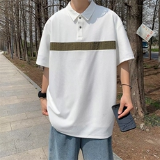 短袖POLO衫文艺新款男日系潮夏季T394P28，男装Polo衫，星座1116-2