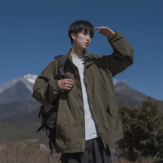 B225-W8563-P73-X98-材质-聚酯纤维-山系冲锋衣户外防嗮服，男装夹克，电商B225