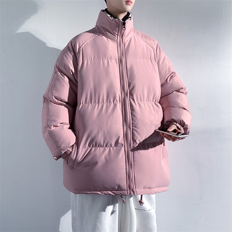 港风2026新品冬季宽松情侣装男装棉衣棉服冬装加厚外套D003-P88图片