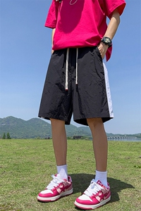 抖音直播得物高品质多巴胺冰丝速干薄款沙滩裤运动短裤K601P25图片