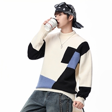【新品】2025秋冬男士时尚休闲百搭针织毛衣潮流-M188-P45，男装针织衫/毛衣，星座1105-1