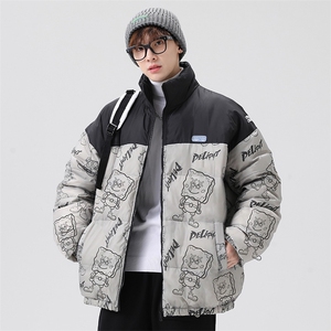 新标冬季新款潮加厚立领青年白鸭绒羽绒服情侣外套DB6590-P155图片