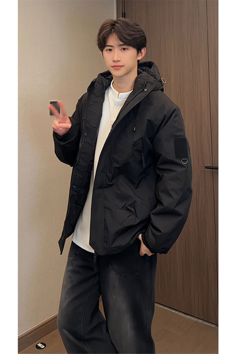 石墨烯三防连帽棉服男宽松保暖加厚户外棉衣MJ90A（棉衣）特P56,男装棉衣,电商A007
