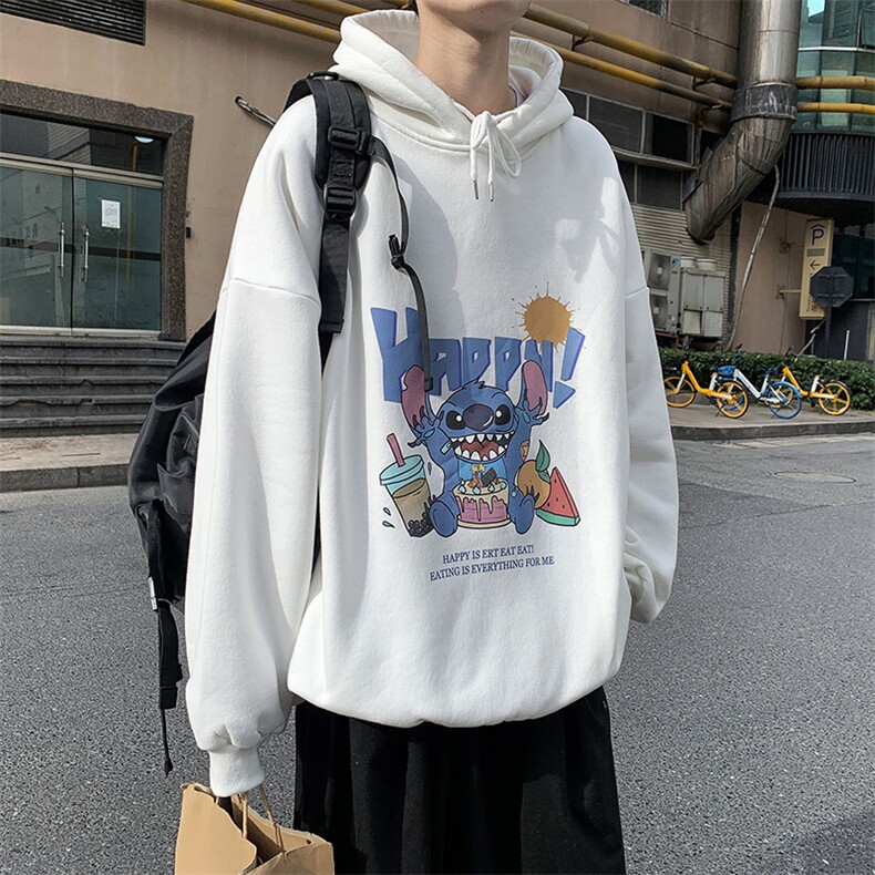 WY2077-P40纯棉连帽卫衣男大码运动帽衫宽松薄外套男,男装卫衣,电商A040