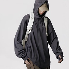 冰丝防晒服男式夏季薄款连帽夹克外套日系防紫外线夹克SF09-P40，男装夹克，星座1001-1