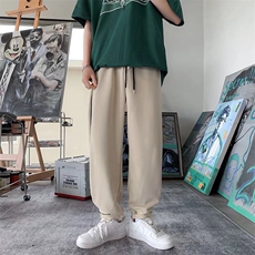 春夏运动休闲裤男直筒垂感ins潮牌港风K755P32，男装休闲裤，星座1116-2
