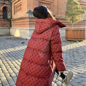 现货主推 连帽加厚加长大被子羽绒服外套2C219A-8008-P315-K418图片