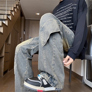 美式高街牛仔裤男 潮牌个性休闲裤N5032-P55图片