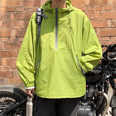 青春流行男夹克文艺潮半拉链防晒衣外套P40，男装夹克，星座1116-2
