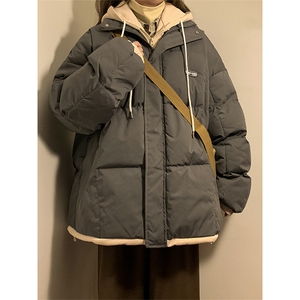 冬季宽松/连帽休闲外套潮加厚棉衣XZ102B-1M6628-P110图片
