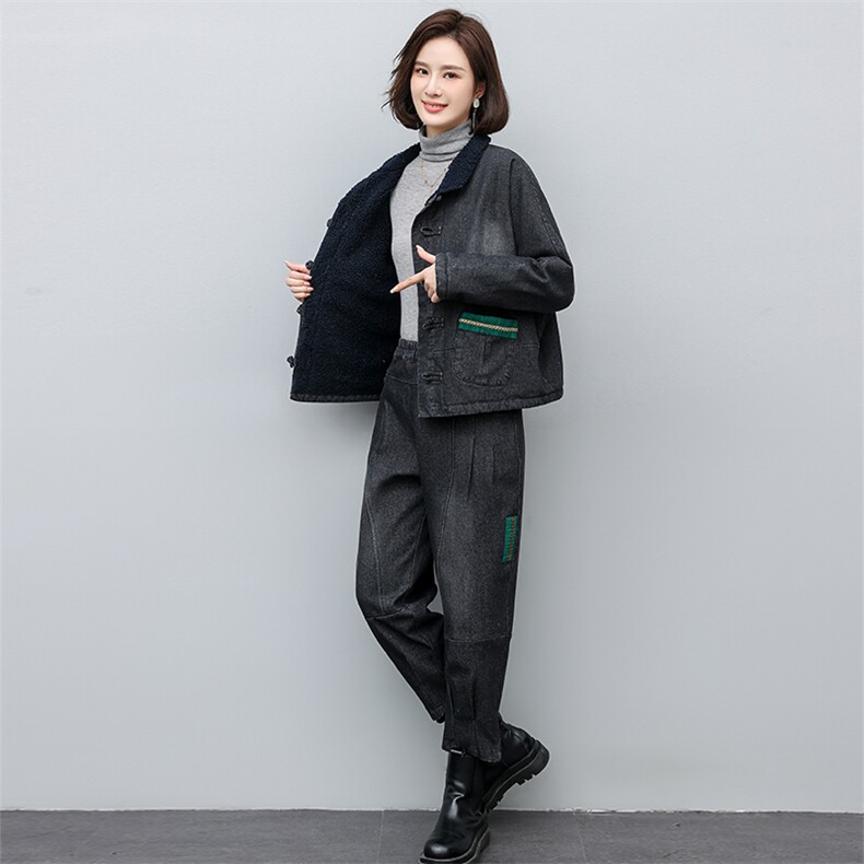 时尚优雅女装套装气质修身显瘦两件套高品质羊毛材质,女装套装/套裙,叶笙衣