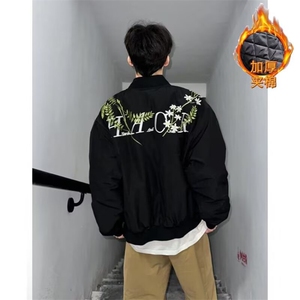 美式飞行员潮牌小众棉衣夹克外套百搭棒球服男女冬季LJ2055-p85图片