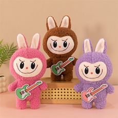 朱艳辉毛绒玩具 吉他拉布布