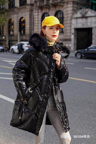 2021冬季新款加厚中长款羽绒服，女装羽绒服，婉伦