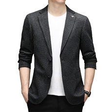 DJ3050钱塘2020-3新款时尚休闲简约百搭中年男士西服货稳P152，男装西服，钱塘207-3