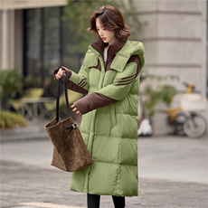 2025年冬季长款白鸭绒，女装羽绒服，依曼迪
