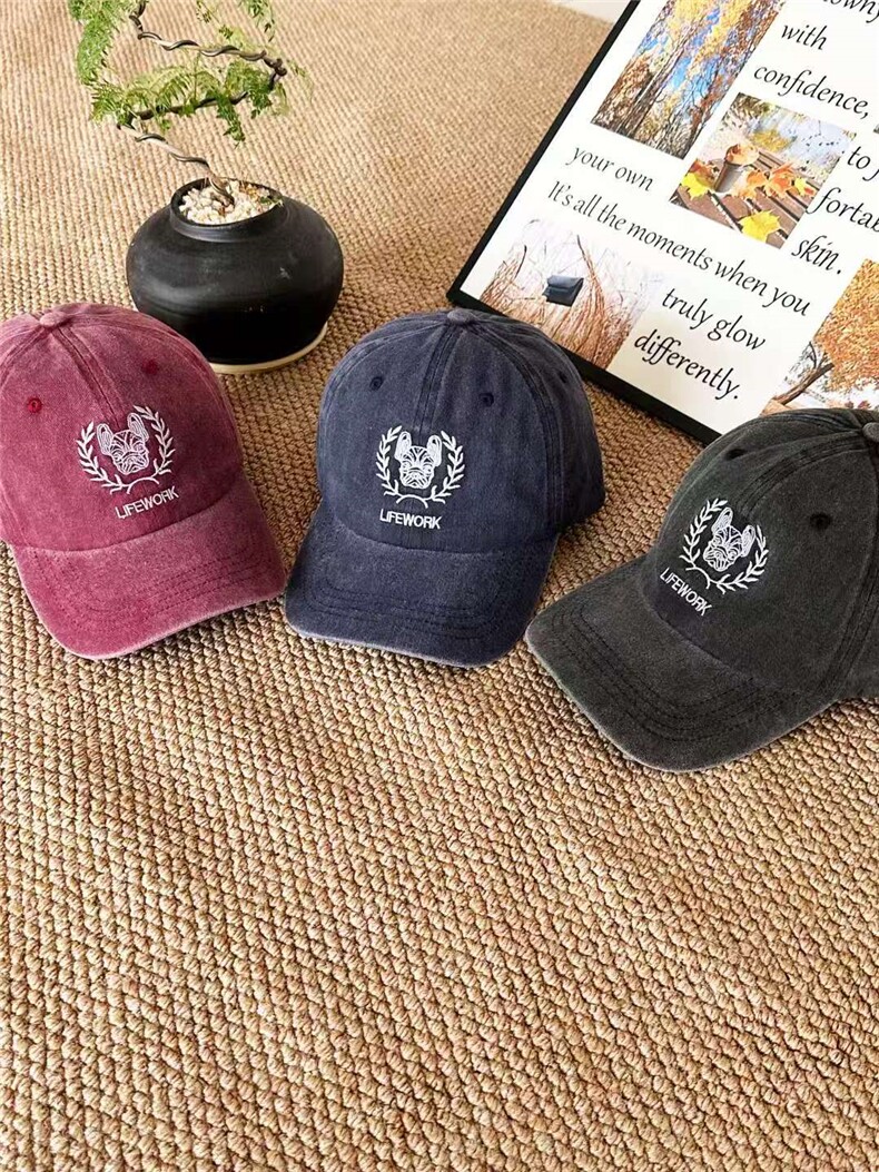 2025年秋季男女通用时尚麦穗法斗棒球帽百搭，帽子，湘姗