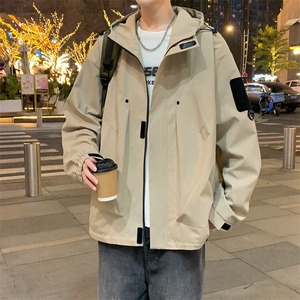 冲锋衣外套男春秋户外徒步登山服夹克潮牌痞帅高级感JK111-P83图片