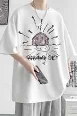 已注册/夏季内景纯棉新款创意圆领短袖T恤男宽松体恤衫DT9697/P25，男装T恤，电商B316