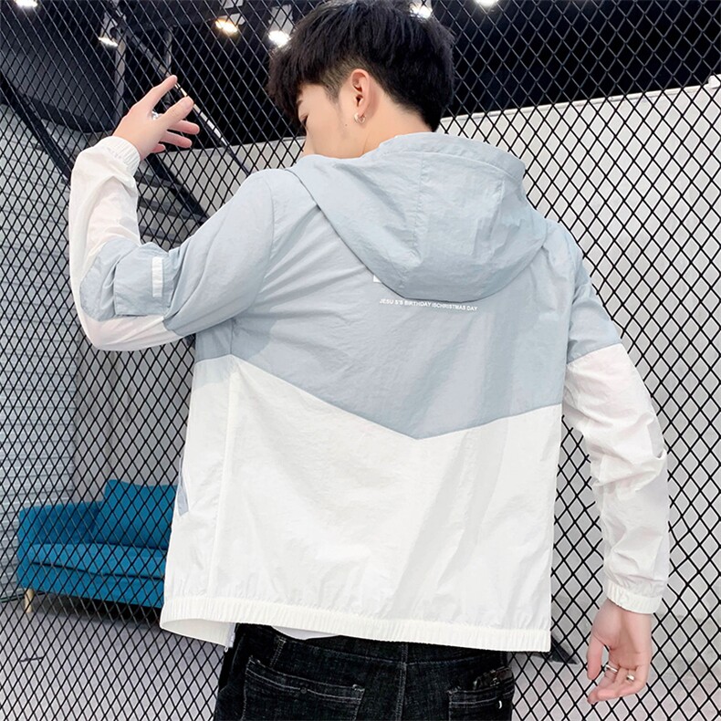 防晒衣服薄款2021新款夏季韩版夹克潮流衣服帅气男士外套V88,男装夹克,星座509