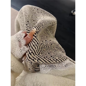 AK2439-P45 韩东大门秋冬加厚慵懒设计感潮流ins拖地直筒裤女图片