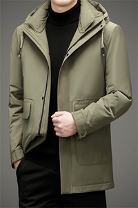 BAMJ-8962钱塘2020-2中年男士冬季厚款商务休闲简约羽绒服P338图片