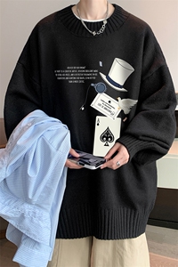 8XL半高领毛衣男大码胖子针织衫毛线衣 M18373-P45 加绒款-P65图片