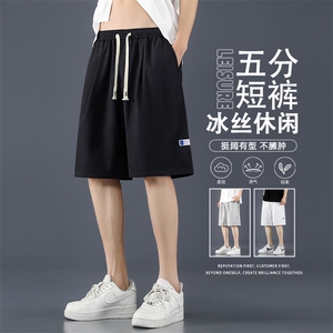 休闲短裤男夏季2024新款裤潮流宽松运动中裤五分裤DK512-特批-17