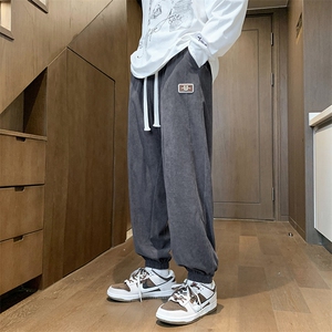 秋季男士灯芯绒运动裤男士宽松束脚休闲裤CK2329P32