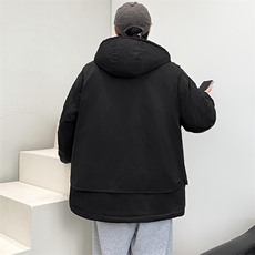 冬上新加棉加厚棉服港风宽松连帽棉衣外套男女8318-P130控价178，男装棉衣，电商A441-1