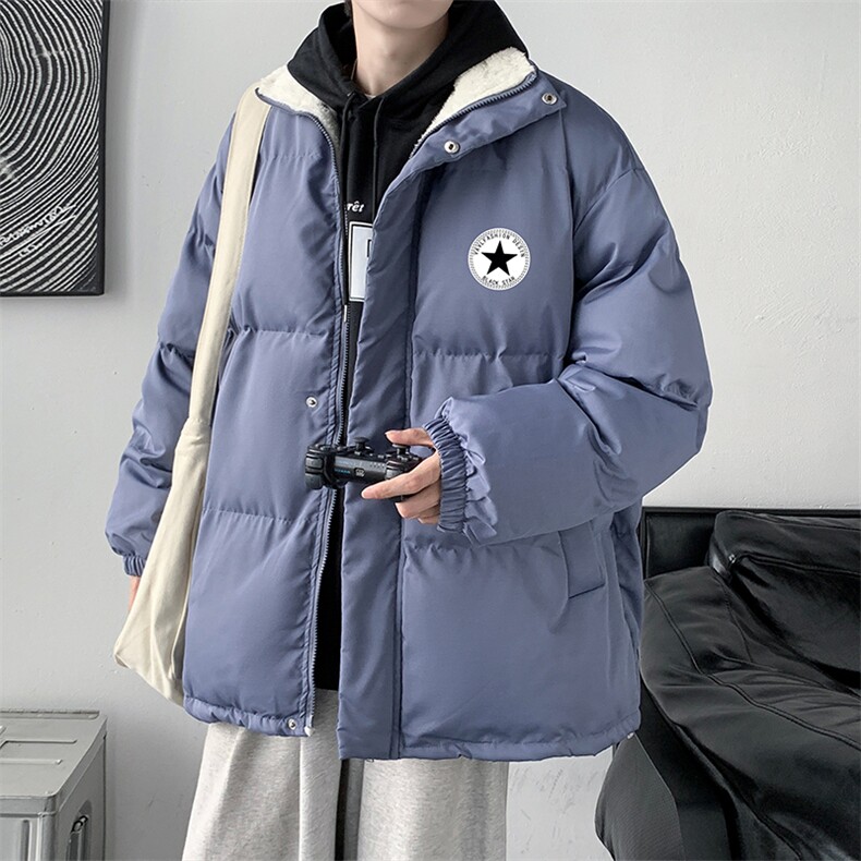 2025冬季新款加绒加厚棉衣情侣宽松大码棉服XZ102A-4-MY1031-P75图片