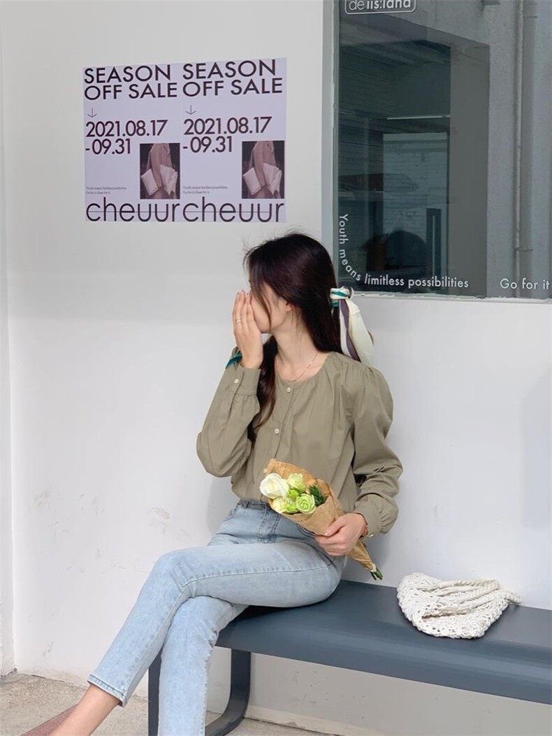 现货春款气质韩系小衫，其它，汐美