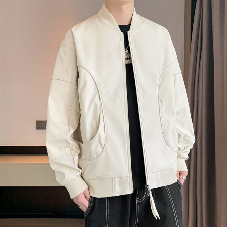 冲锋衣外套男2025春款宽松棒球领休闲工装夹克潮流JK0218-P75,男装夹克,星座308B-2