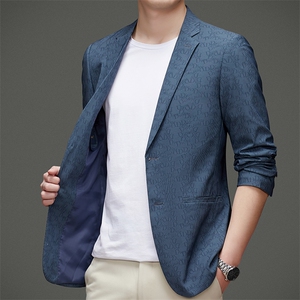 DJ8867钱塘2020-3秋冬季新款百搭简约商务中年男士西服货稳P147图片