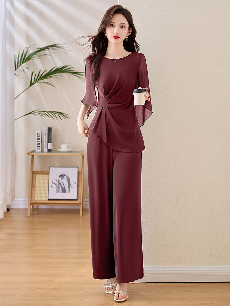 高级感醋酸2026夏季新款女神范精致漂亮显瘦胖mm遮肚子,女装套装/套裙,恋慕依尚