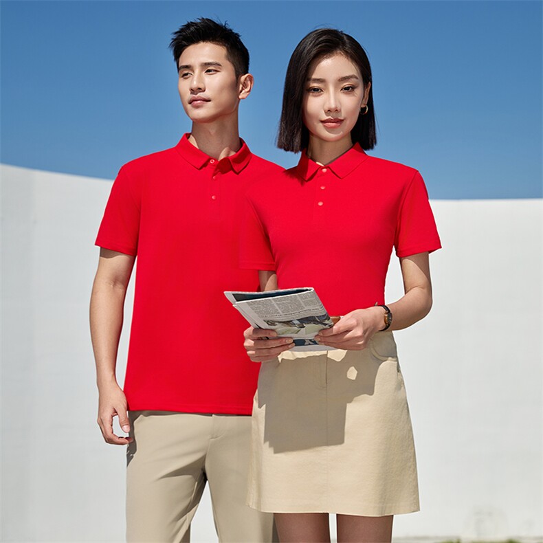 2025年夏季宽松型POLO领亲肤透气男女同款，男装T恤，玖雅羊绒