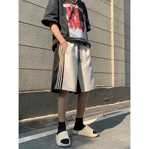 2026夏季薄款男士五分休闲简单时尚潮流运动短裤XD22918-P40图片