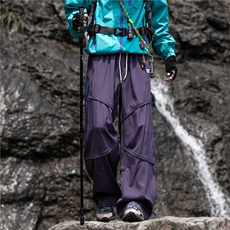 秋季新款山系户外登山防水设计感宽松冲锋裤B315-K25729-p65控88，男装休闲裤，电商B315