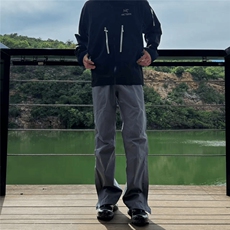 美式硬壳三防冲锋裤男款秋季侧拉链工装裤子户外运动徒步登山长裤，男装休闲裤，电商A014